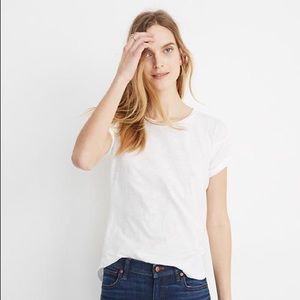 NWT Madewell Whisper Cotton Crewneck Tee
